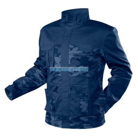 Férfi munkásdzseki, Camo Navy line NEO kék-terepmintás L