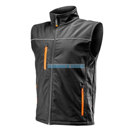 Férfi softshell munkásmellény NEO fekete XL